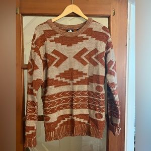 Patterned Pullover Sweater